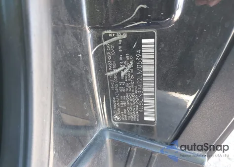 2002 BMW Z3 2.5I z USA, uszkodzony, nr VIN 4USCN33472LM05394